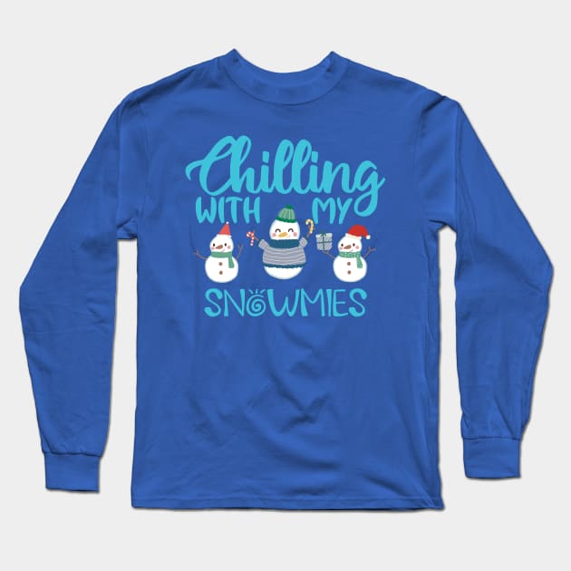 Chilling with my Homies Holiday or Winter Long Sleeve T-Shirt by MidnightSky07